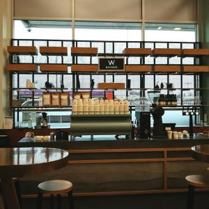 Auckland Airport Cafe Corian Counter top