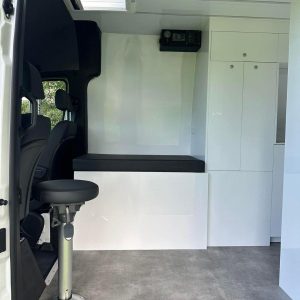 Mobile Medical Van - interior view from side door